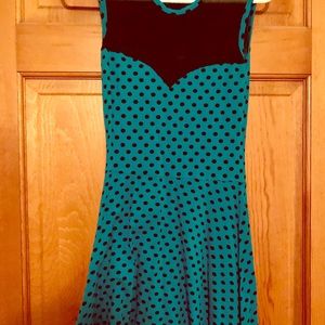 Sourpuss polka dot pinup skater dress